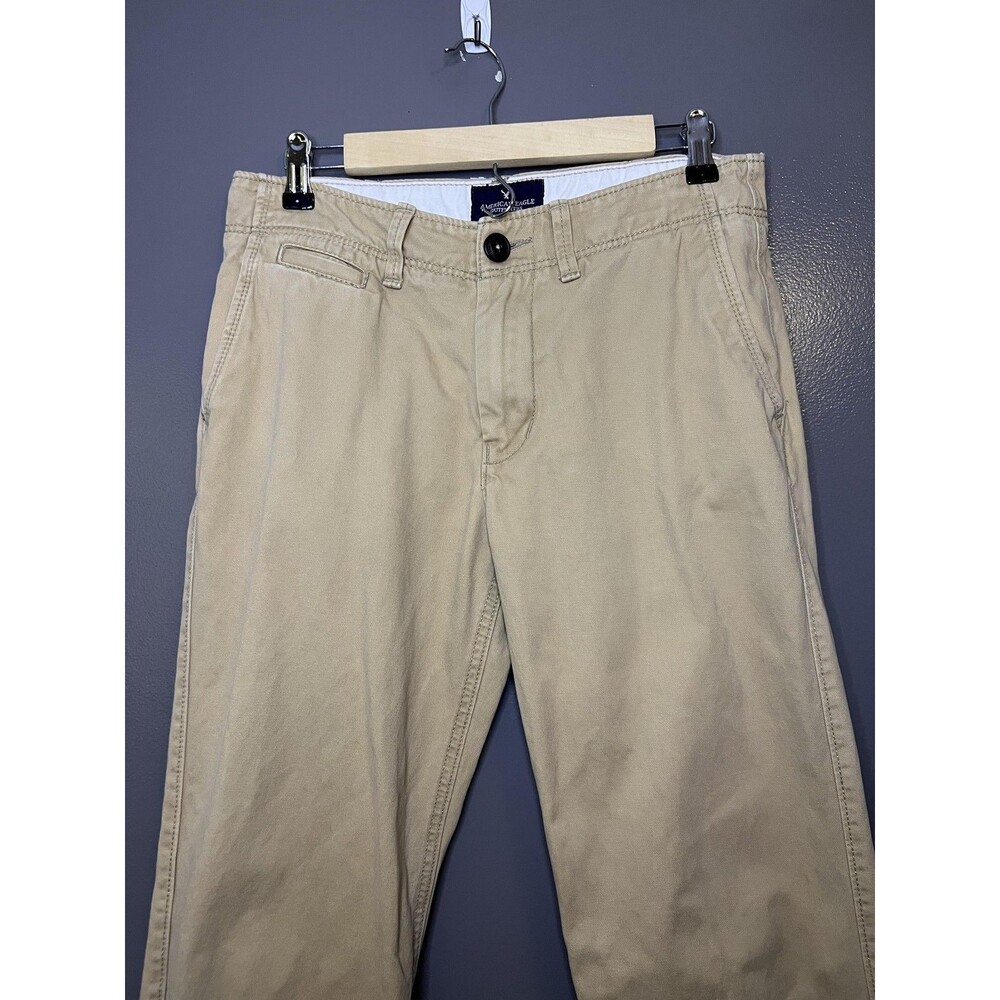 American Eagle Outfitters Pants Mens 29x30 Beige Chino Relaxed Straight Casual